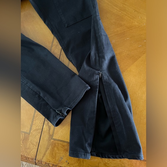 Goodfellow & Co Adaptive Fit Black Jeans Men Women 28x30 Seated Snap close NEW - Picture 4 of 11